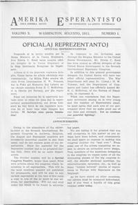 Numero 01, aug (1911)