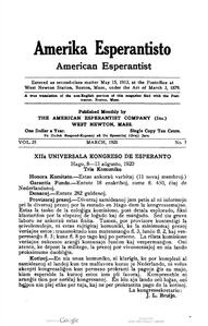Numero 05, mar (1920)