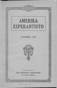 Numero 01, nov (1920)