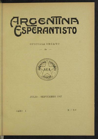 Numero 007-008-009, jul–aug–sep (1917)