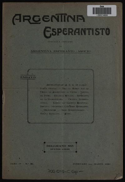 Numero 034, feb–mar (1920)