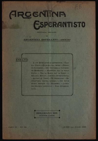 Numero 036, jun–jul (1920)