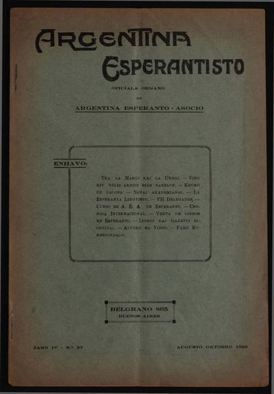 Numero 037, aug–sep–okt (1920)