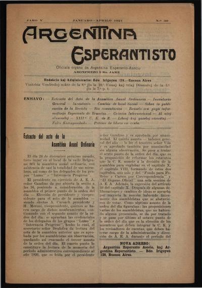 Numero 039, jan–feb–mar–apr (1921)
