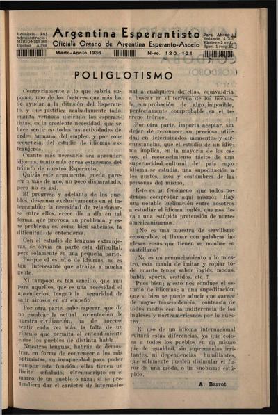 Numero 120-121, mar–apr (1936)