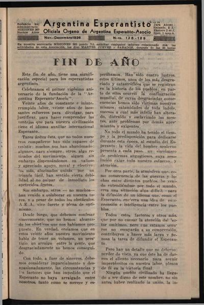 Numero 128-129, nov–dec (1936)