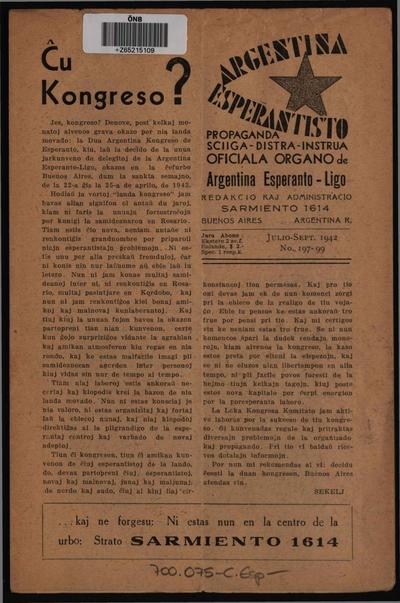 Numero 197-199, jul–aug–sep (1942)