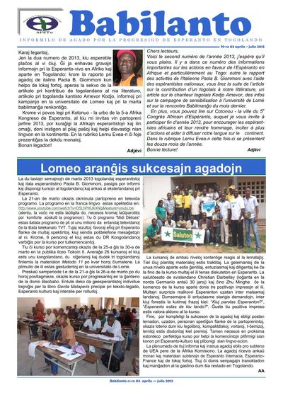 Numero 03, apr–maj–jun–jul (2013)