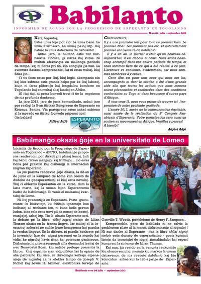 Numero 04, jul–aug–sep (2013)