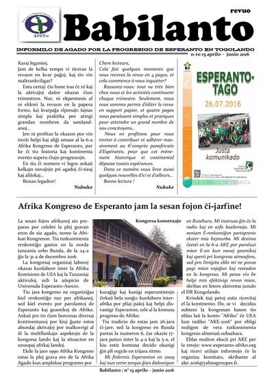 Numero 15, apr–maj–jun (2016)