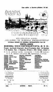 03a Jaro, Numero 05, maj (1909)