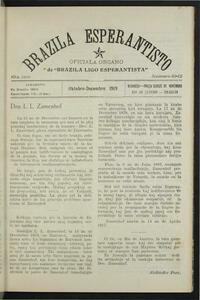 10a Jaro, Numero 10-12, okt–nov–dec (1919)