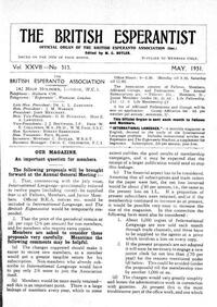 Numero 313, maj (1931)