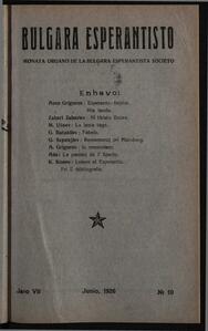 07a Jaro, Numero 10, jun (1926)