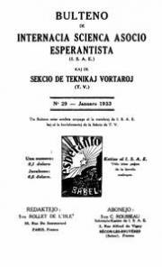 Numero 29, jan (1933)