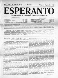 Numero 276-277, aug–sep (1923)