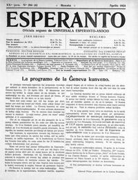 Numero 284, apr (1924)