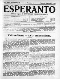 Numero 288-289, aug–sep (1924)
