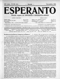 Numero 291, nov (1924)