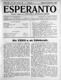 Numero 312-313, aug–sep (1926)