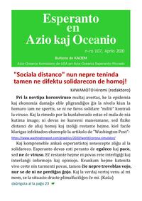Numero 107, apr (2020)