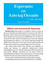 Numero 108, jul (2020)