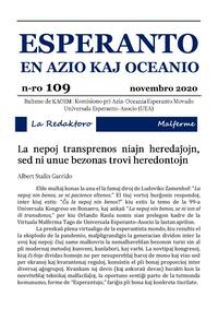 Numero 109, nov (2020)