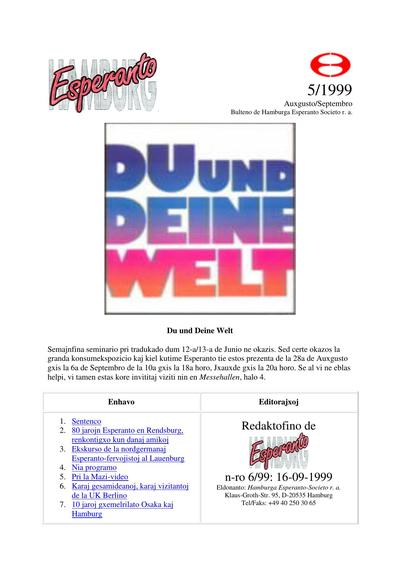Numero 05, aug–sep (1999)