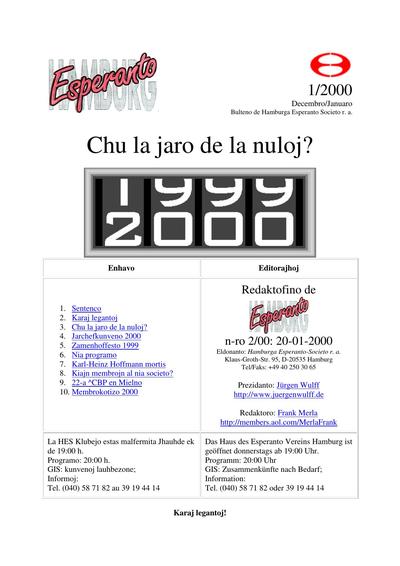 Numero 01, dec–jan (2000)