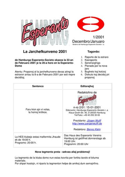 Numero 01, dec–jan (2001)