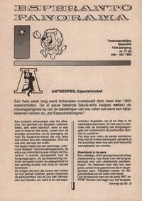 Numero 077, sep–okt (1982)