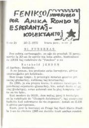 Numero 21, maj (1972)