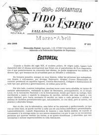 Numero 231, mar–apr (2008)