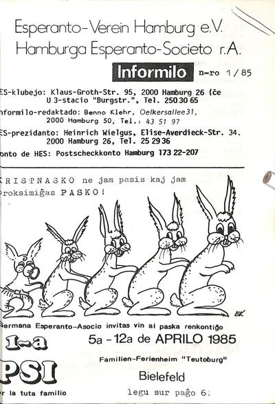 HES-informilo 1985