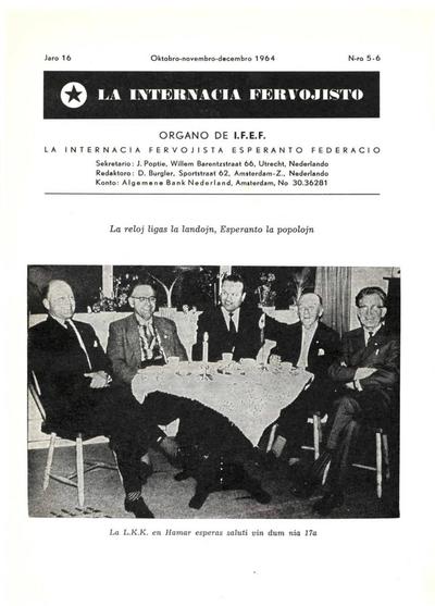16a Jaro, Numero 5-6, okt–nov–dec (1964)