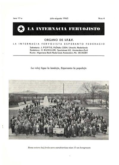 17a Jaro, Numero 4, jul–aug (1965)