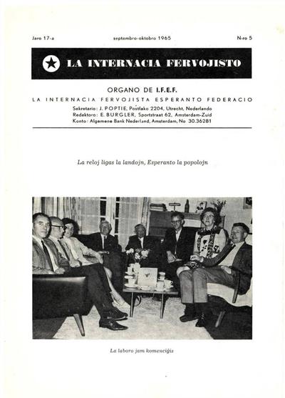17a Jaro, Numero 5, sep–okt (1965)