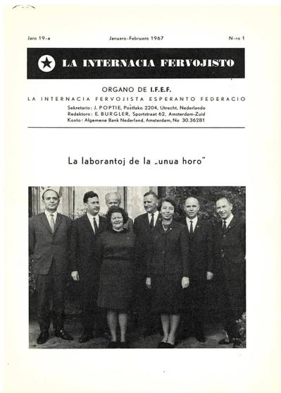 19a Jaro, Numero 1, jan–feb (1967)