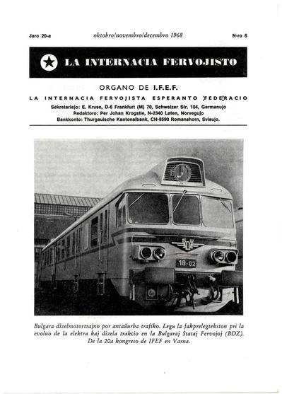 20a Jaro, Numero 6, okt–nov–dec (1968)
