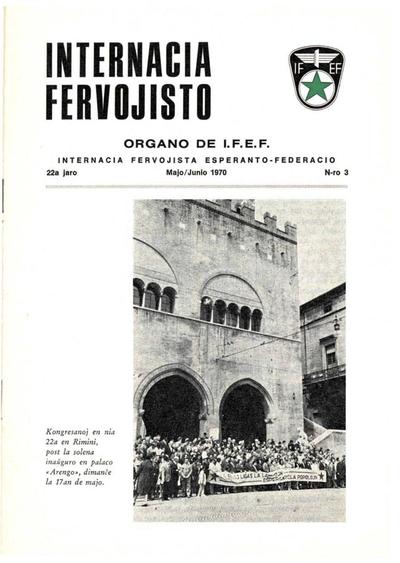 22a Jaro, Numero 3, maj–jun (1970)