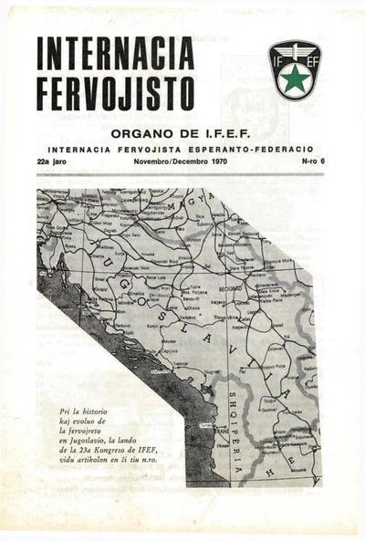 22a Jaro, Numero 6, nov–dec (1970)