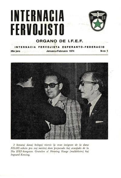 26a Jaro, Numero 1, jan–feb (1974)