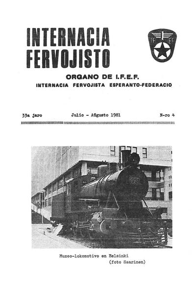 33a Jaro, Numero 4, jul–aug (1981)