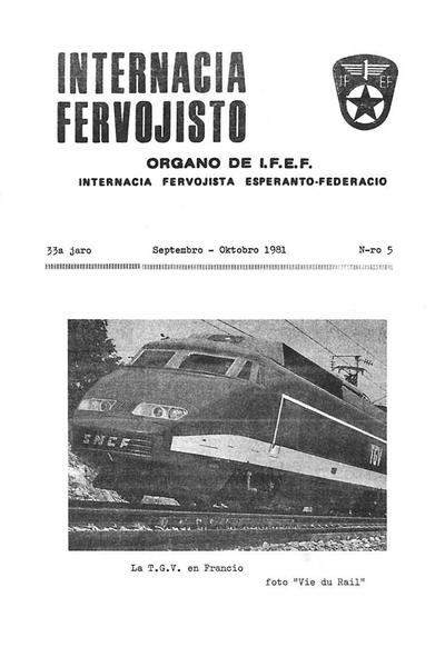 33a Jaro, Numero 5, sep–okt (1981)