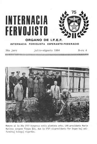 36a Jaro, Numero 4, jul–aug (1984)