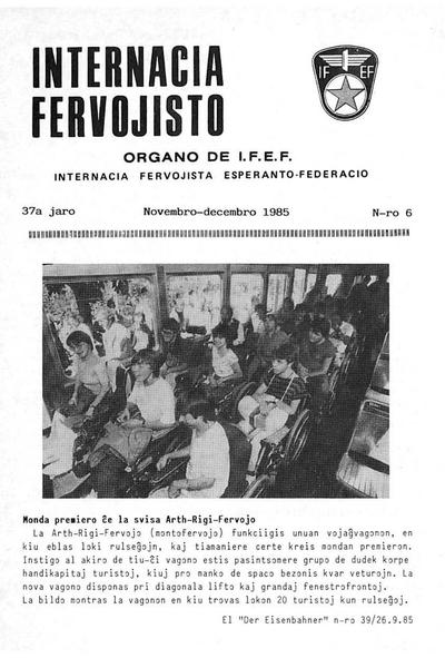 37a Jaro, Numero 6, nov–dec (1985)