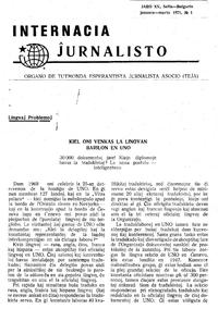 Numero 1, jan–feb–mar (1971)
