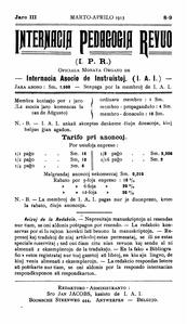 03a Jaro, Numero 08-09, mar–apr (1913)