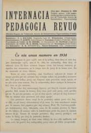 13a Jaro, Numero 01 (1934)
