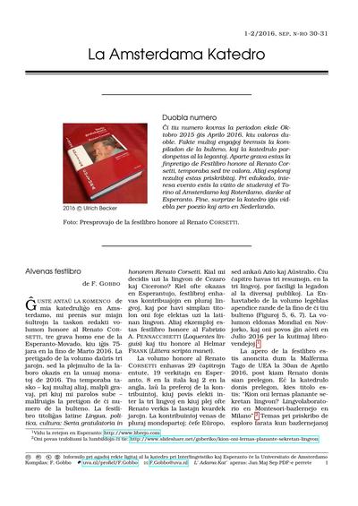 Numero 30-31, sep (2016)